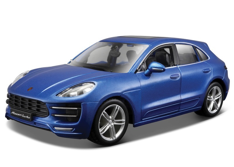 BBURAGO - 1:24 KIT Porsche Macan Metallic Blue