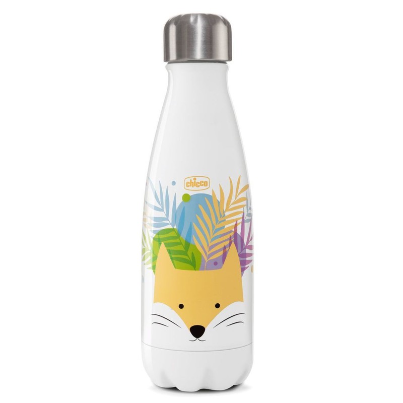 CHICCO - Chicco Drinky Fox rozsdamentes acél termo palack