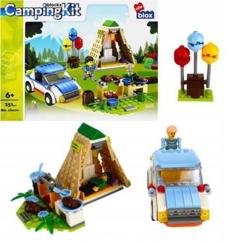 EURO-TRADE - Építőjáték Alleblox CampingKit 251db