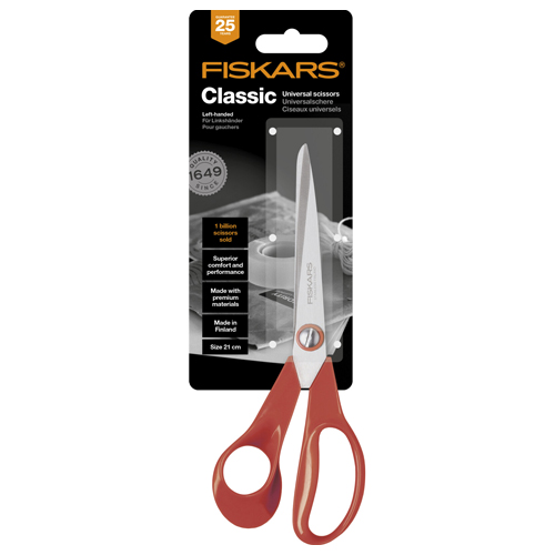 FISKARS - 21 cm-es univerzális olló balkezeseknek 1000814