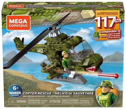 MATTEL - Mega Bloks katonai helikopter