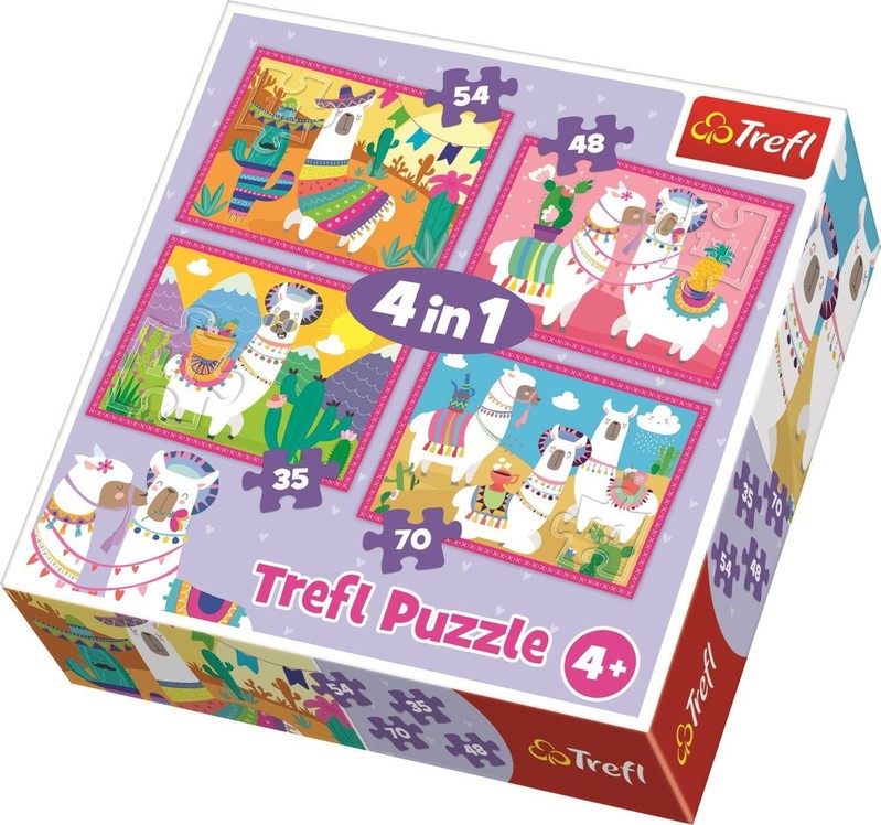 TREFL - 4 in 1 Lamy puzzle