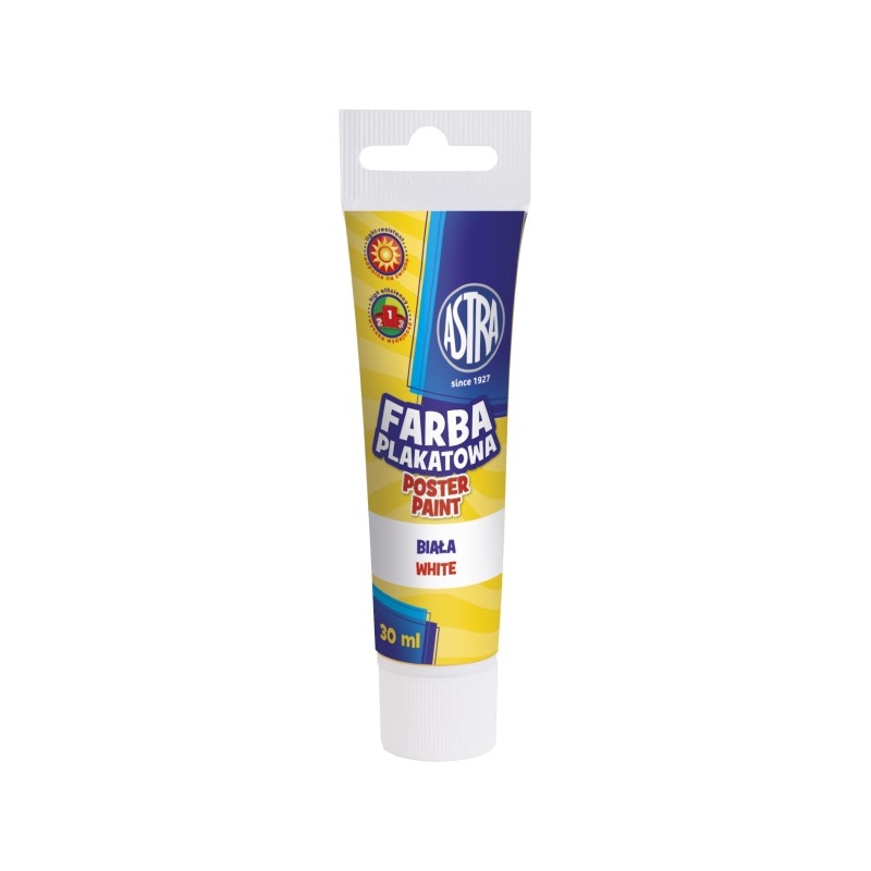 ASTRA - Tempera festék tubusban 30ml FEHÉR