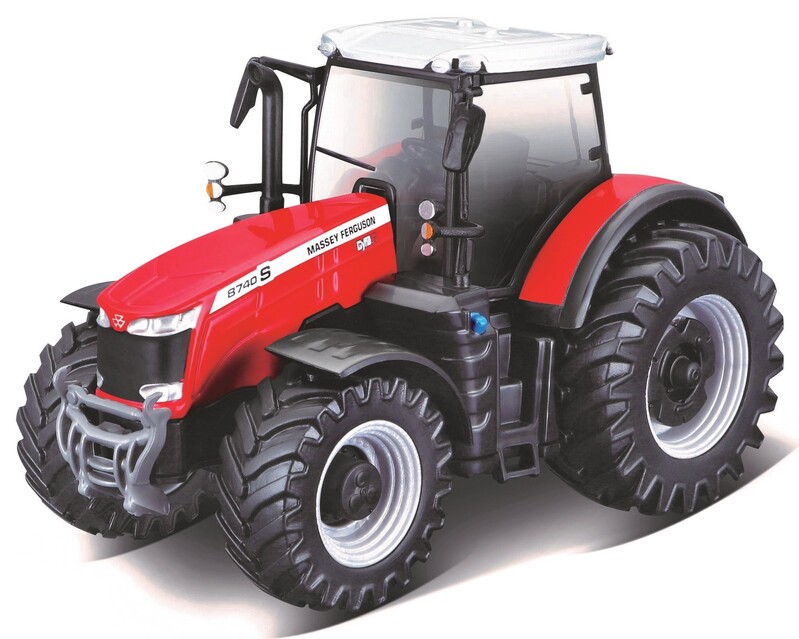 BBURAGO - 10 cm -es Massey Ferguson 87405 mezőgazdasági traktor