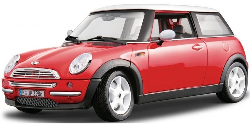 BBURAGO - Mini Cooper 2001 1:18 Arany