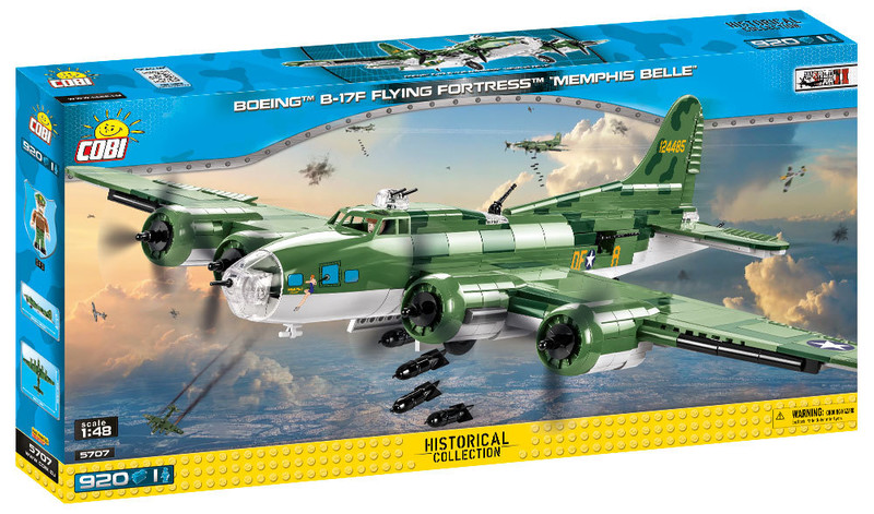 COBI - 5707 második világháború Boeing B-17F amerikai távolsági bombázó MEMPHIS BEAUTY