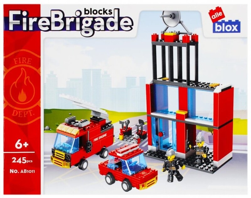 EURO-TRADE - Építőjáték Alleblox FireBrigade 245db