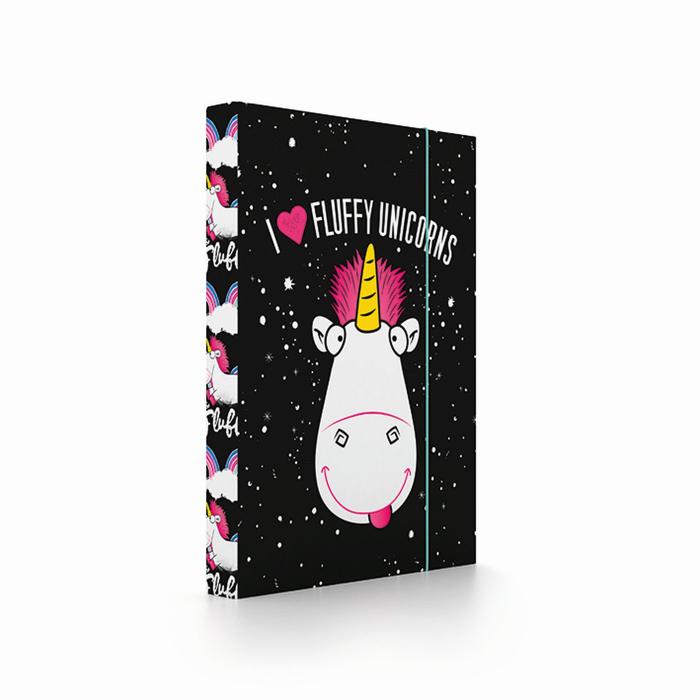 KARTON PP - Fluffy Unicorn A4-es noteszdoboz