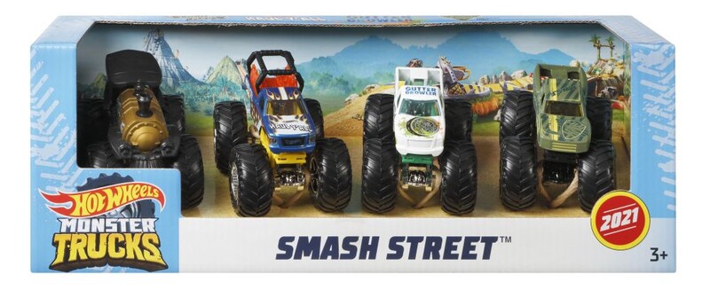 MATTEL - Hot Wheels Monster Trucks 4Ks teherautó