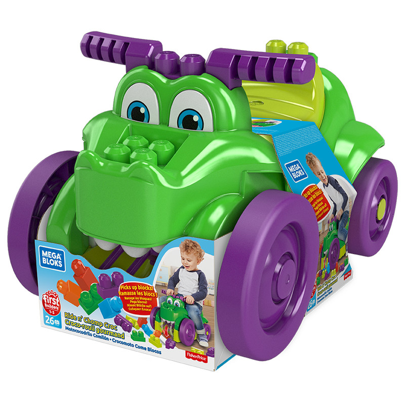 MATTEL - Mega Bloks krokodil kocka gyűjtő