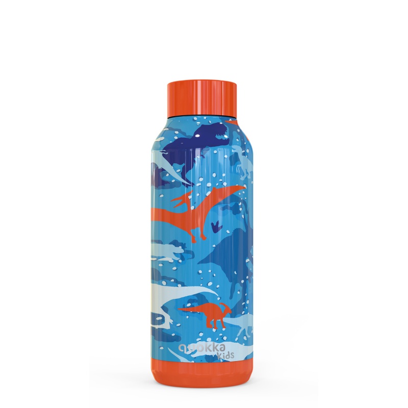 QUOKKA - KIDS Rozsdamentes acél palack / termosz DINOSAUR 510ml