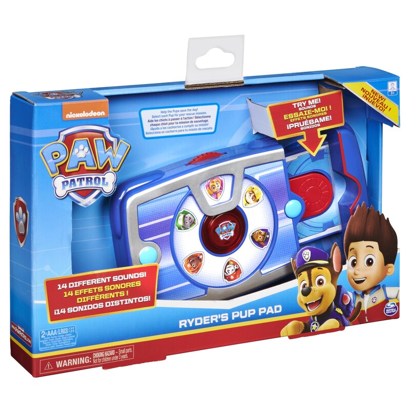 SPIN MASTER - Paw Patrol Ryder Tablet hangokkal