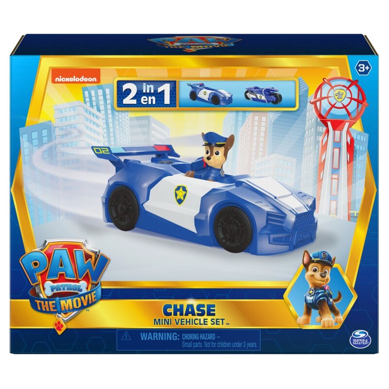 SPIN MASTER - Paw Patrol autós üldözés motorral