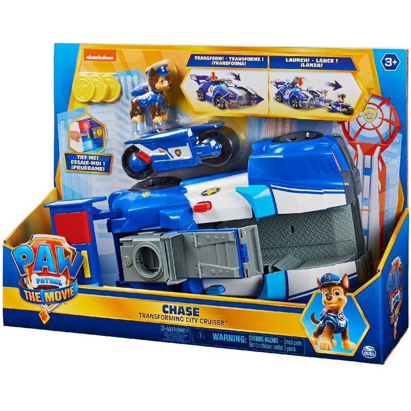 SPIN MASTER - Paw Patrol film Chase autója motorral egyben