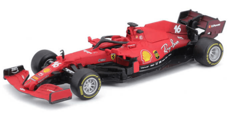 BBURAGO - 1:43 Ferrari Racing F1 SF21 #16 (Charles Leclerc)