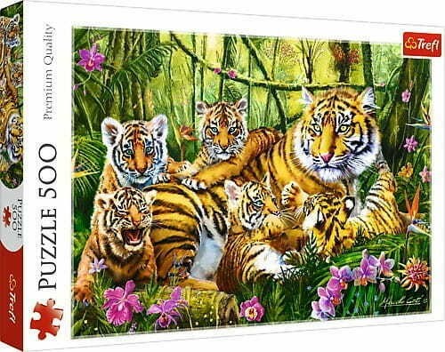 TREFL - Találd meg a Tigria Family 500 puzzle játékot