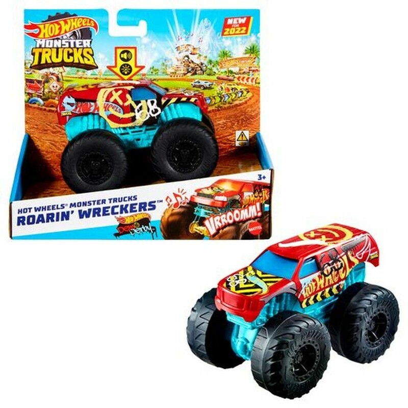 MATTEL - Hot Wheels Monster teherautók világítanak