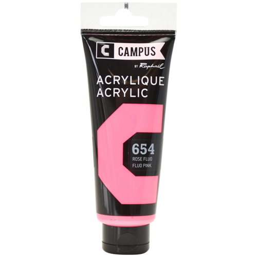 CAMPUS - SE akril festék 100 ml Fluo Pink 654