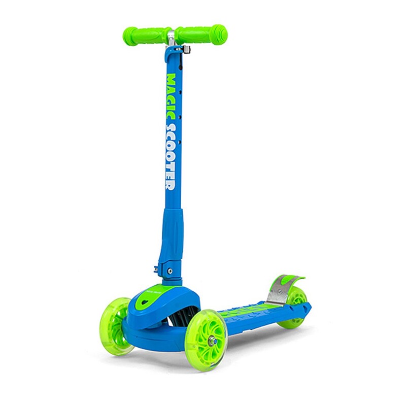 MILLY MALLY - Gyerek roller Magic Scooter blue-green