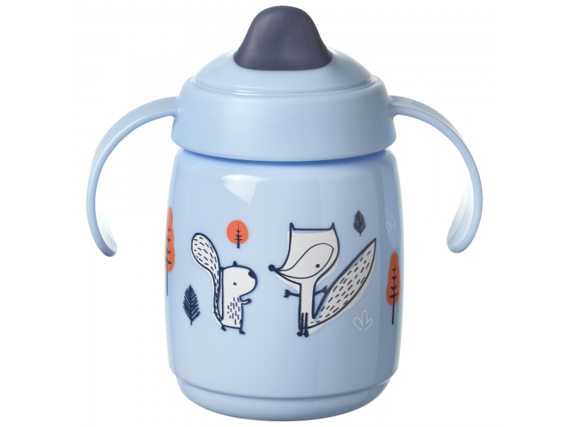 TOMMEE TIPPEE - Szivárgásmentes Superstar bögre 300ml 6m + kék