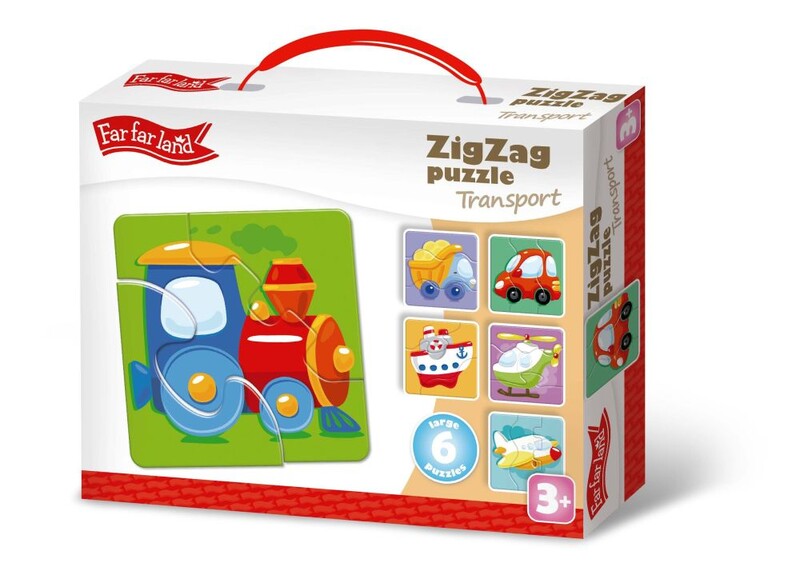 KIDS DO - ZigZag Puzzle - Közlekedés