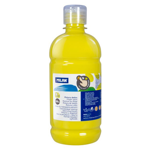 MILAN - Ujjfesték 500 ml - sárga