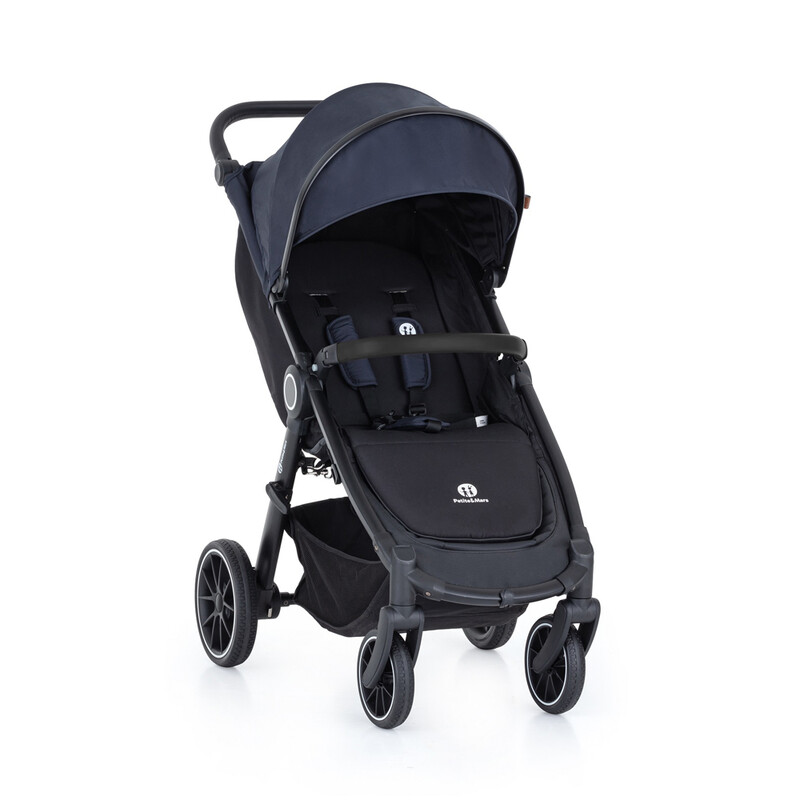 PETITE&MARS - Sport babakocsi Street+ RWS Black Anthracite Blue Complete