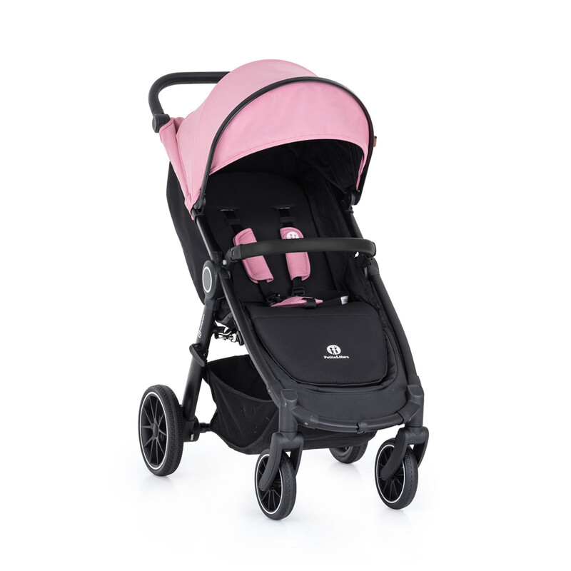 PETITE&MARS - Sport babakocsi Street+ RWS Black Rose Pink Complete