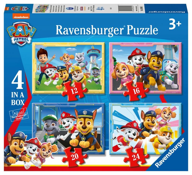 RAVENSBURGER - Paw patrol 4 az 1-ben