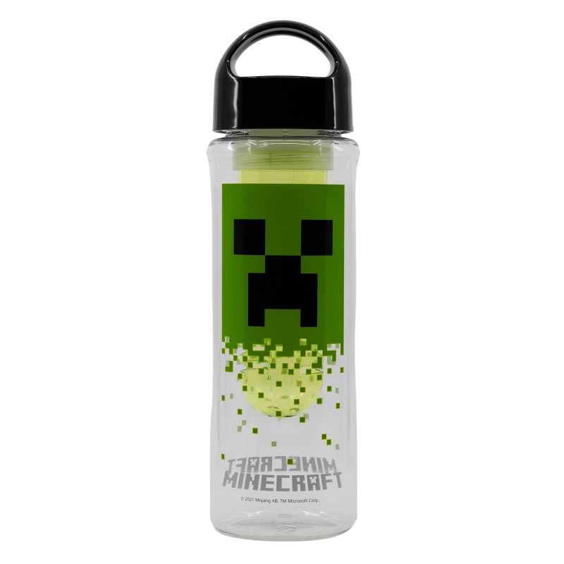 STOR - Italos műanyag palack szűrővel MINECRAFT 750ml