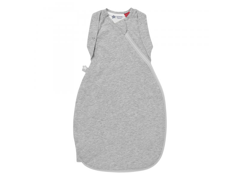 TOMMEE TIPPEE - Wrap hálózsák Grobag Swaddlebag 0-3m egész évben Sky Grey Marl