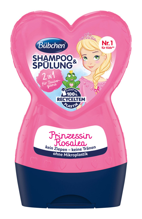 BÜBCHEN - Gyerek sampon és hajbalzsam 2in1 Princess Rosalea 230 ml