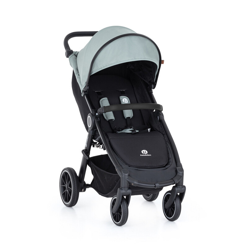 PETITE&MARS - Sport babakocsi Street+ RWS Black Iron Green Complete