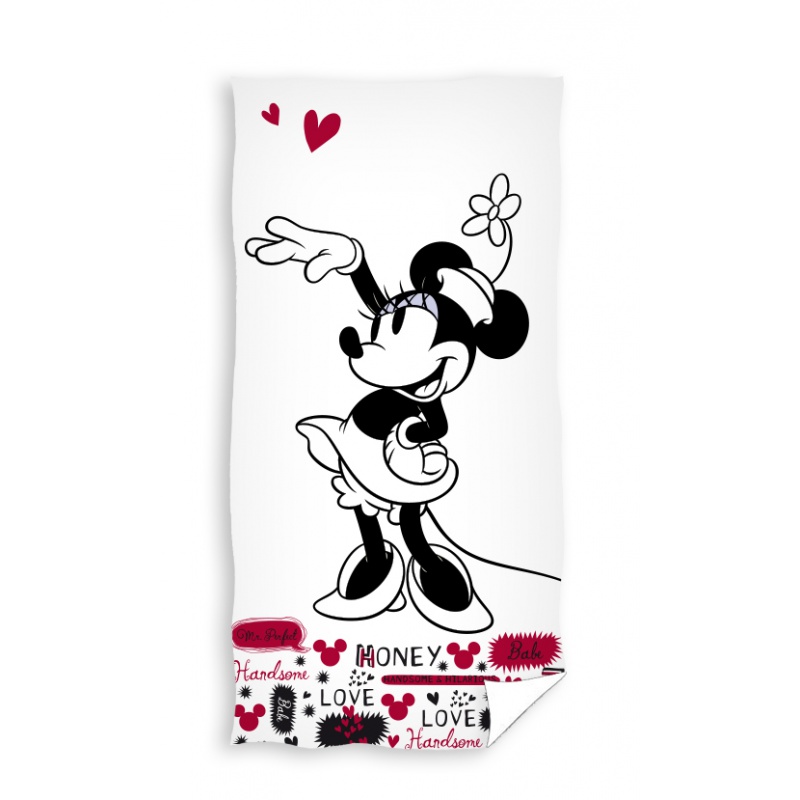 CARBOTEX - Pamut törölköző 70/140cm MINNIE MOUSE Love