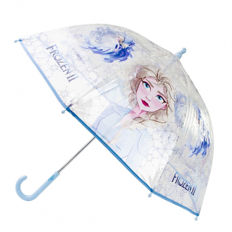 CERDÁ - Gyermek esernyő  DISNEY FROZEN II Elsa Transparent