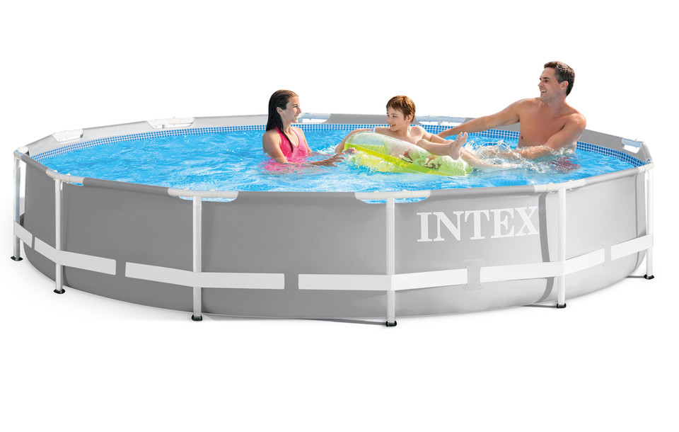 INTEX - 26712 Prism medence 366x76cm-es szűrőbetétes keretes medencével