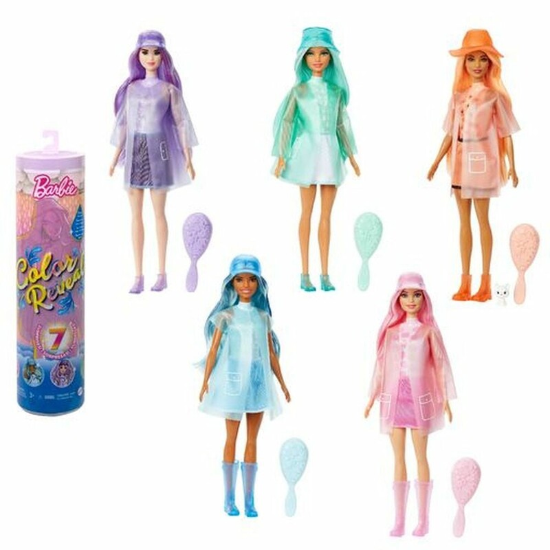 MATTEL - Barbie Color felfedő barbie eső/nap asst