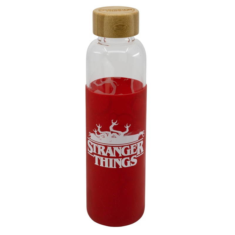 STOR - Üvegpalack szilikon bevonattal STRANGER THINGS 585ml