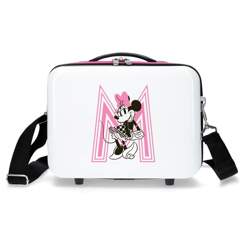 JOUMMA BAGS - ABS utazó kozmetikai táska MINNIE MOUSE rózsaszín