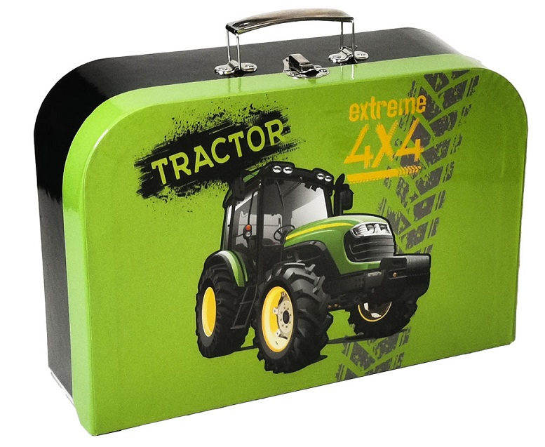 KARTON PP - Bőrönd traktor 34cm