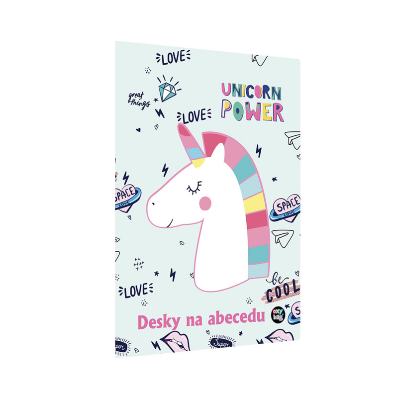 KARTON PP - Táblák az ABC-n - Unicorn iconic