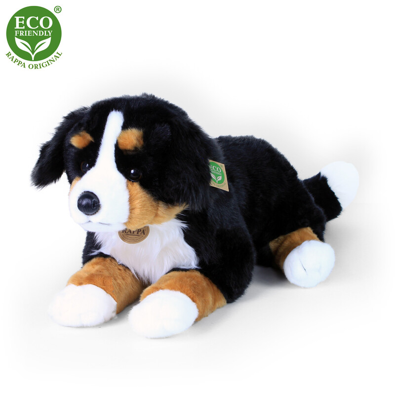 RAPPA - Nagy plüss berni hegyi kutya fekvő 61 cm ECO-FRIENDLY