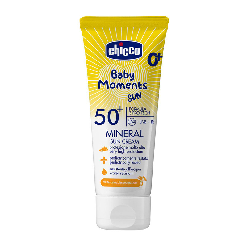 CHICCO - Baba napvédő krém ásványi anyagokkal SPF50+ 75ml