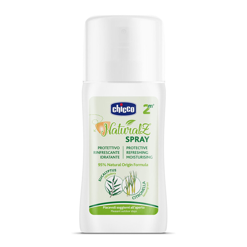 CHICCO - Védő és frissítő szúnyogpermet 95%-ban természetes összetevőkből 100 ml