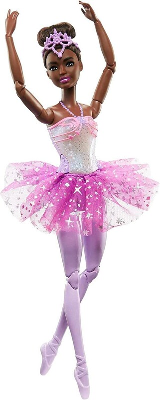 MATTEL - Barbie Ragyogó varázslatos balerina lila szoknyával