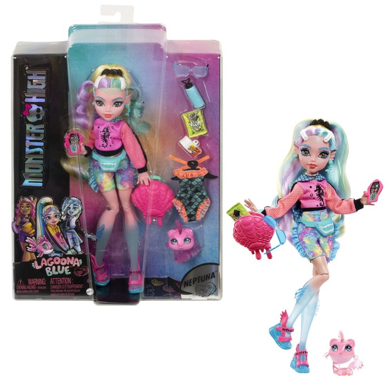 MATTEL - Monster High szörny baba - Lagoona