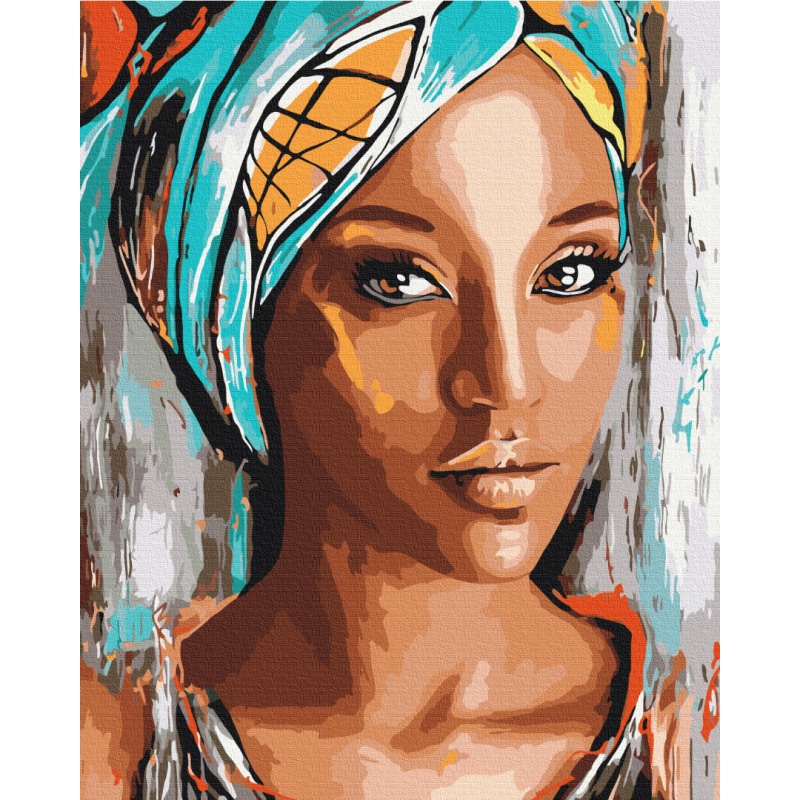 ASTRA – Festmény számok szerint AFRICAN WOMAN