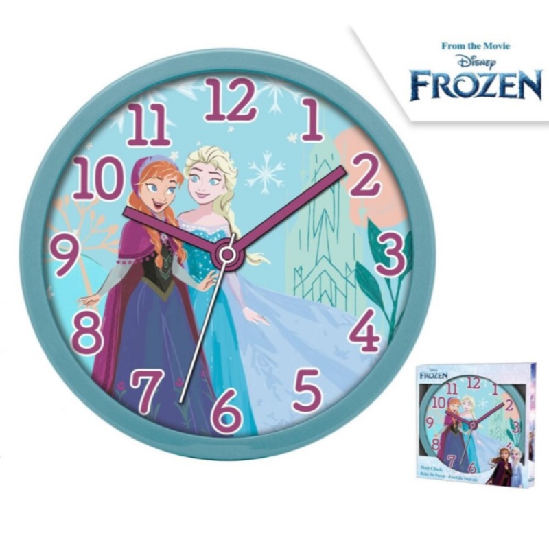 KIDS LICENSING - Detské nástenné hodiny DISNEY FROZEN