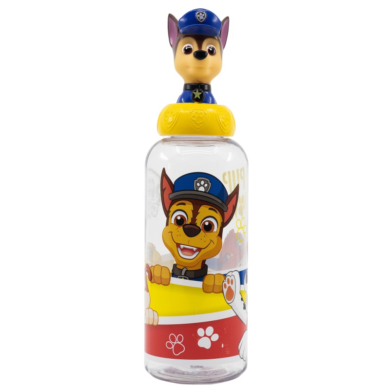 STOR - 3D műanyag palack PAW PATROL figurával