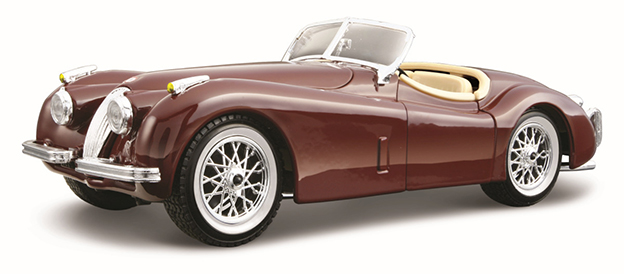 BBURAGO - 1:24 JAGUAR XK 120 ROADSTER 1951 RED